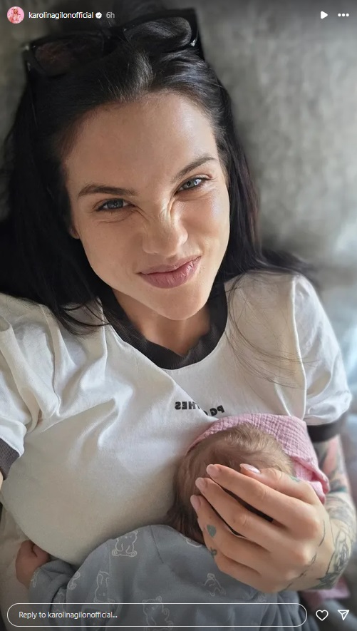 Karolina Gilon z synem na Instagramie