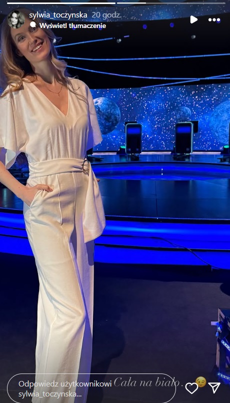 Sylwia Toczynska w teleturnieju jeden z dziesieciu